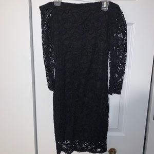 Off the shoulder lace dress